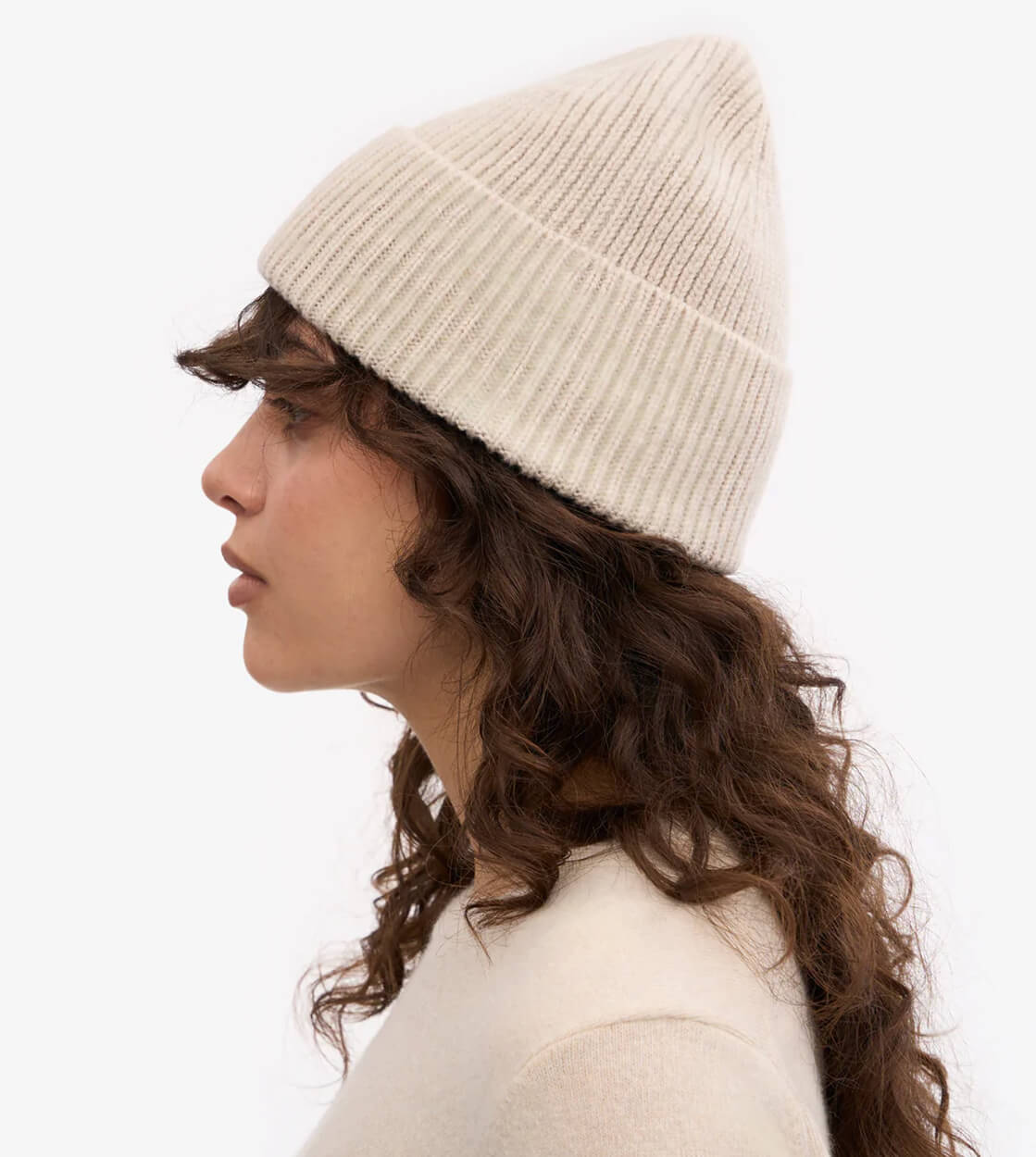 Colorful Standard Beanie Merino Wool beige ivory white