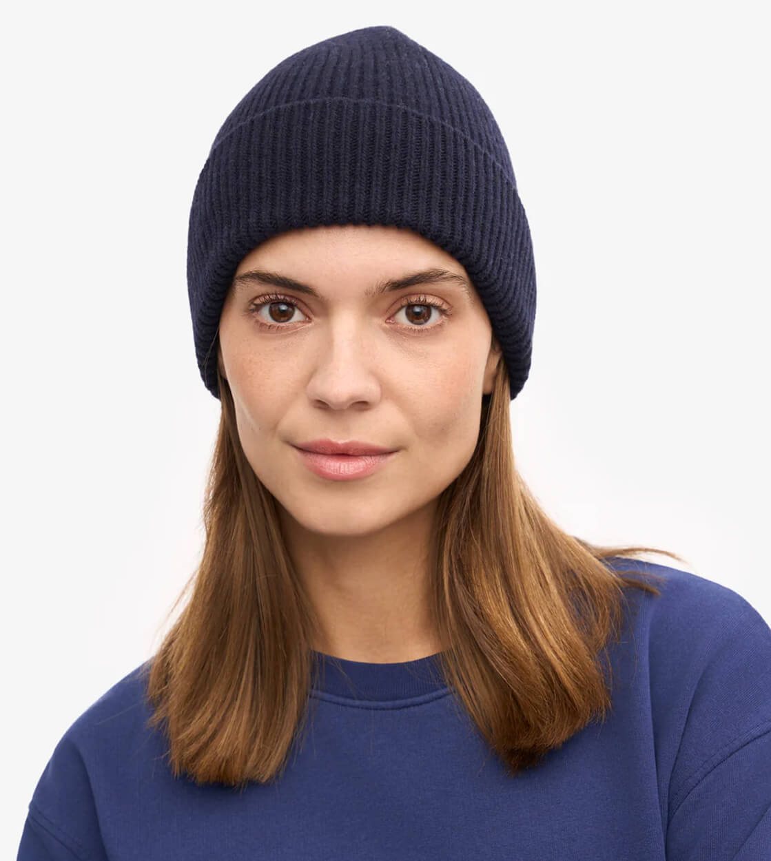Colorful Standard Beanie Merino Wool blue navy