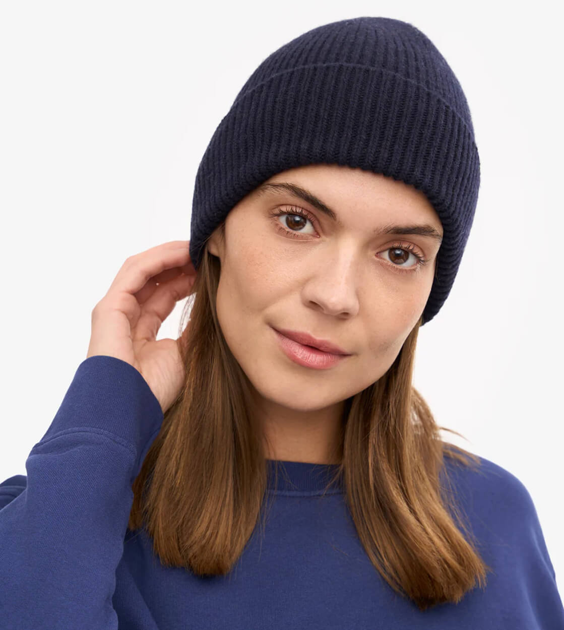 Colorful Standard Beanie Merino Wool blue navy