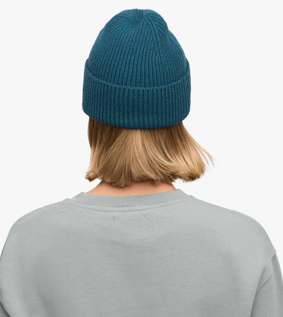 Colorful Standard Beanie Merino Wool blue ocean green