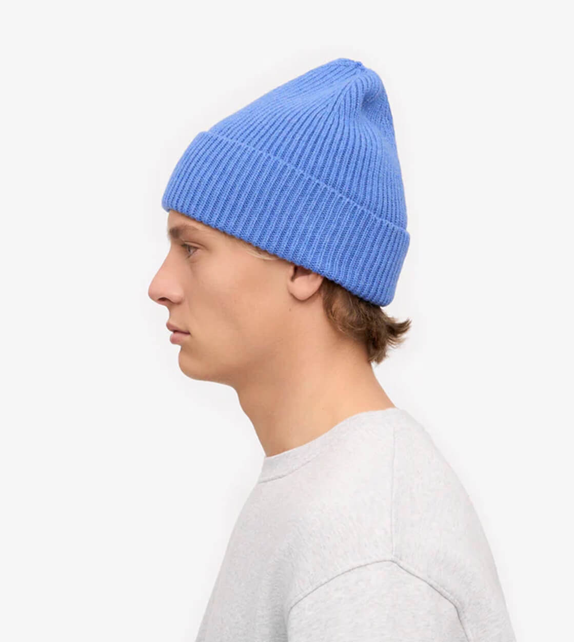 Colorful Standard Beanie Merino Wool blue pacific