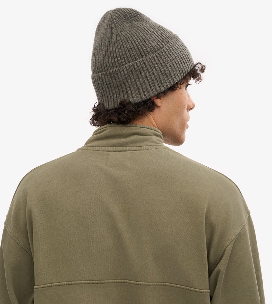 Colorful Standard Beanie Merino Wool green dusty olive
