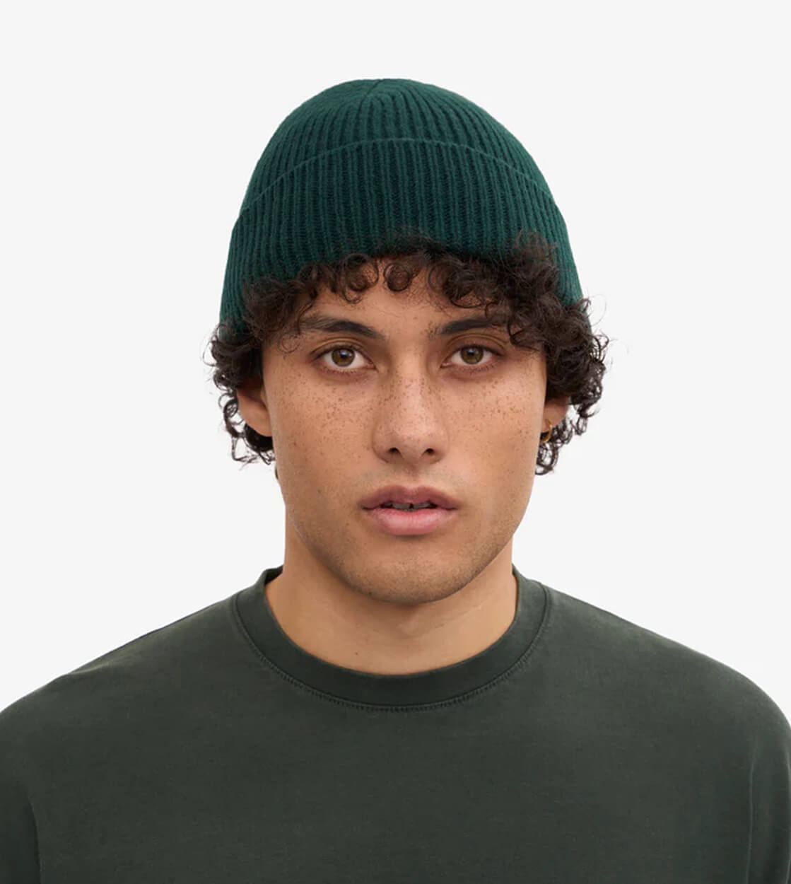 Colorful Standard Beanie Merino Wool green emerald