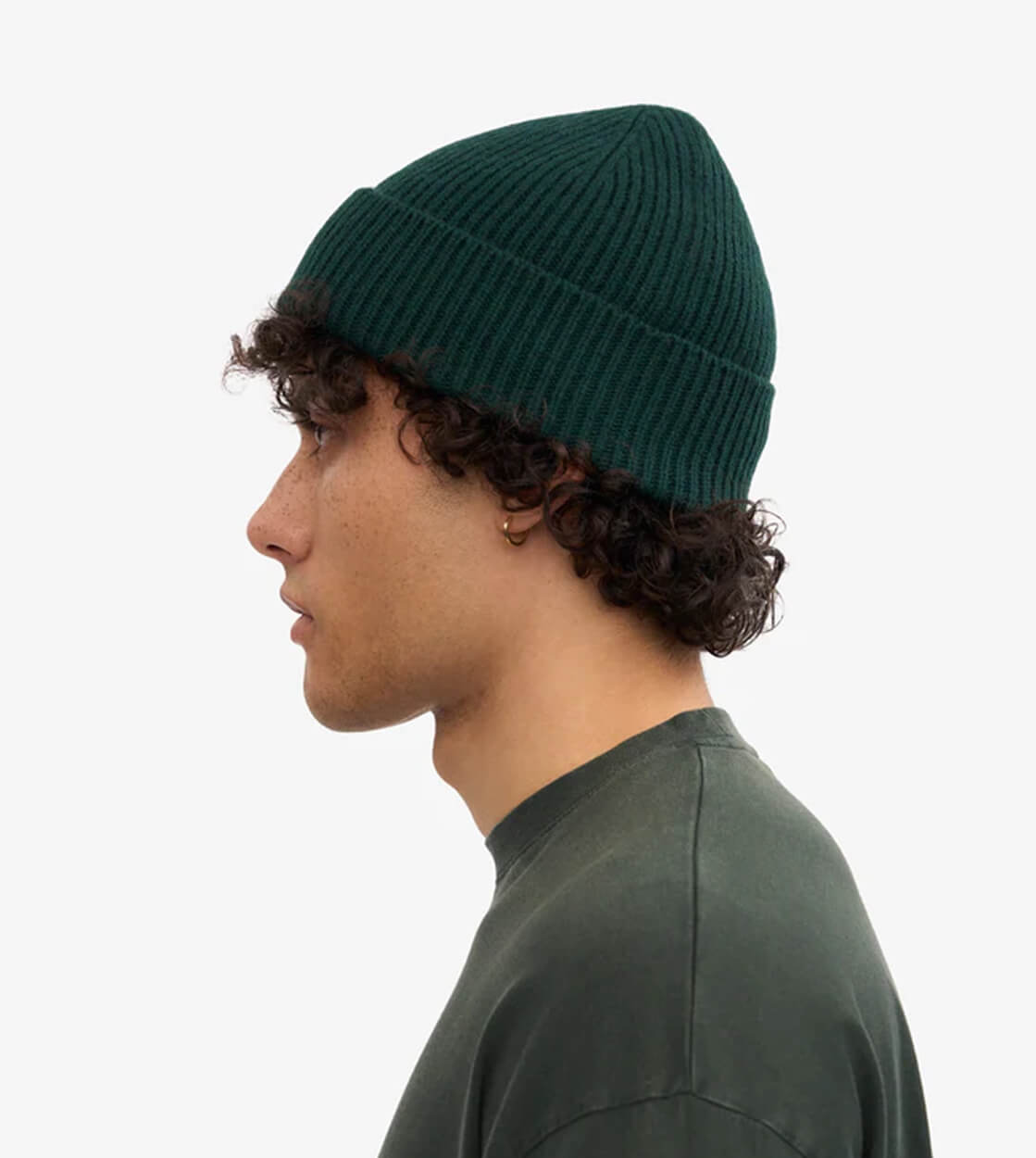 Colorful Standard Beanie Merino Wool green emerald