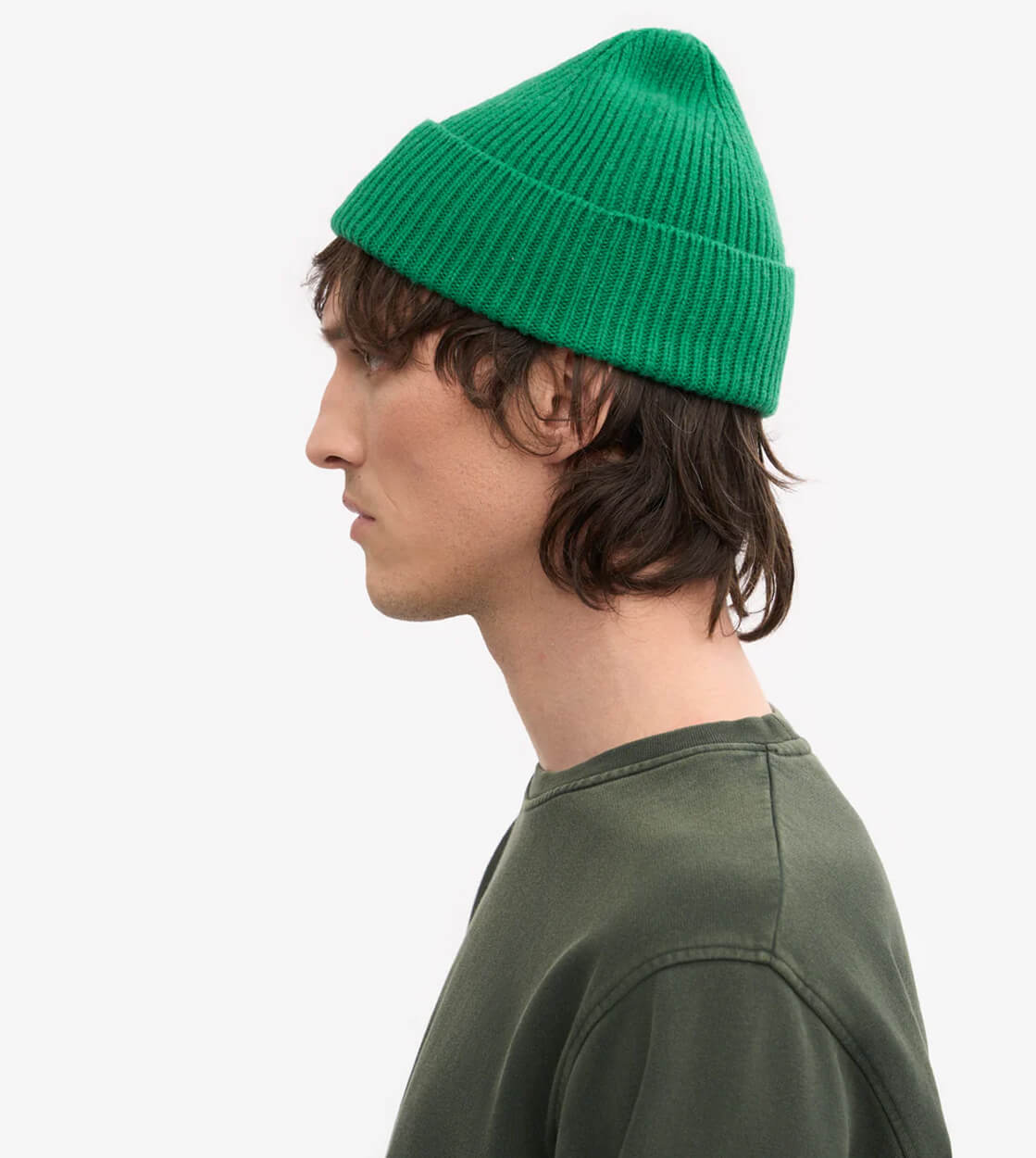 Colorful Standard Beanie Merino Wool green kelly