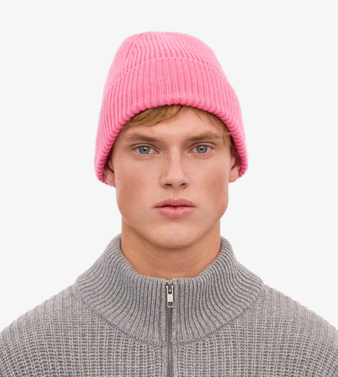Colorful Standard Beanie Merino Wool pink bubblegum