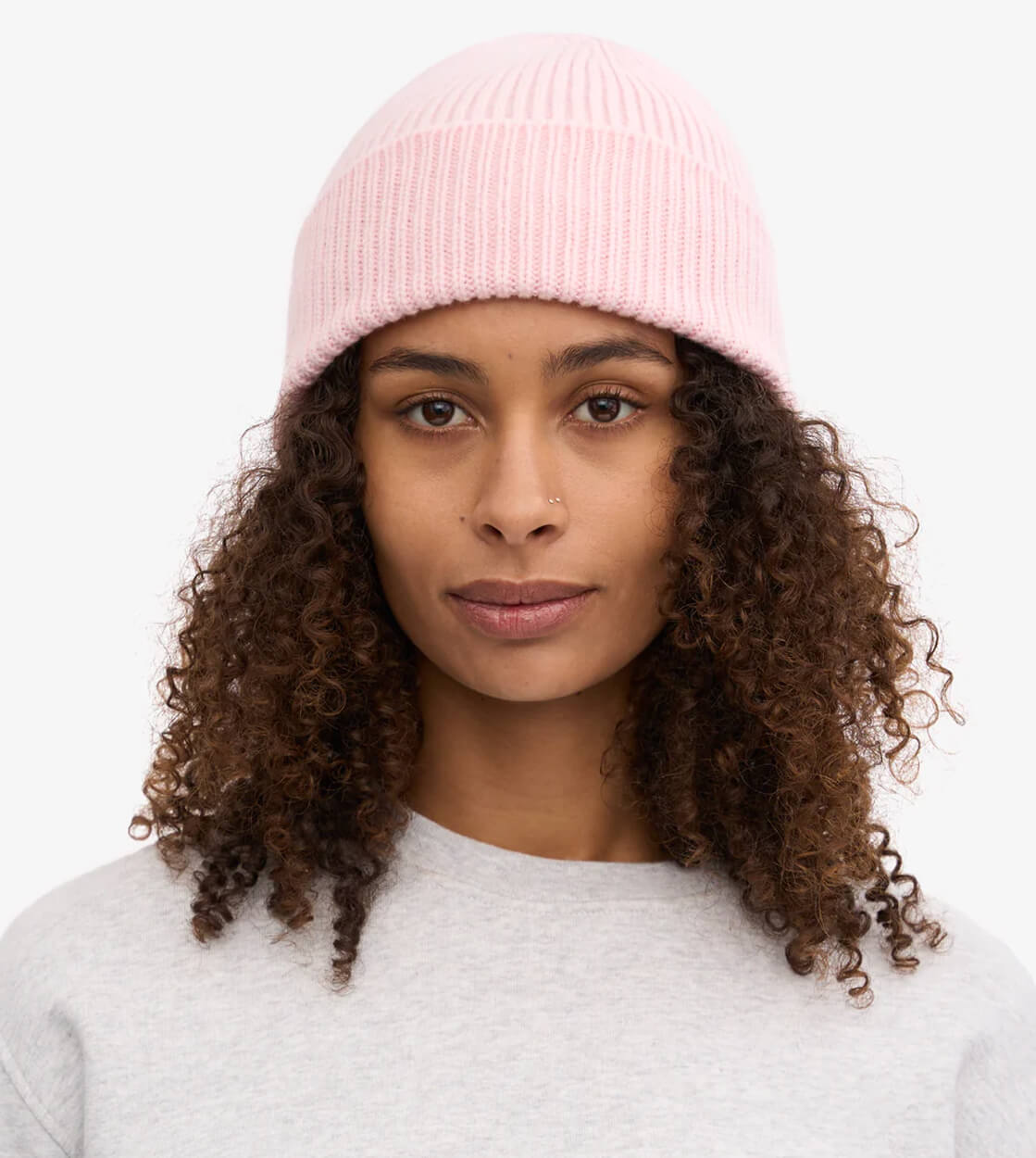 Colorful Standard Beanie Merino Wool pink faded