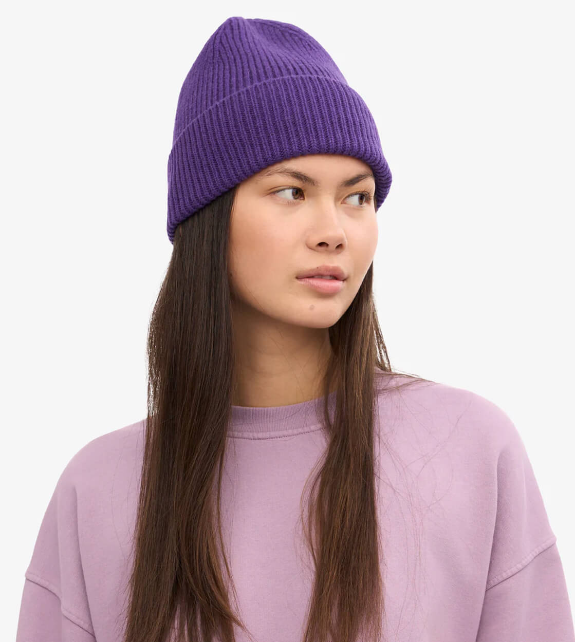 Colorful Standard Beanie Merino Wool purple ultra