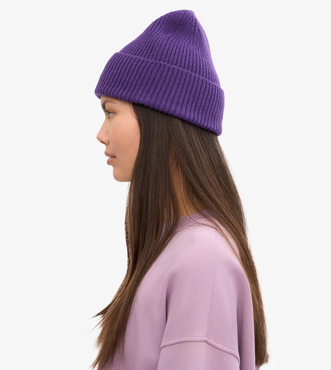 Colorful Standard Beanie Merino Wool purple ultra