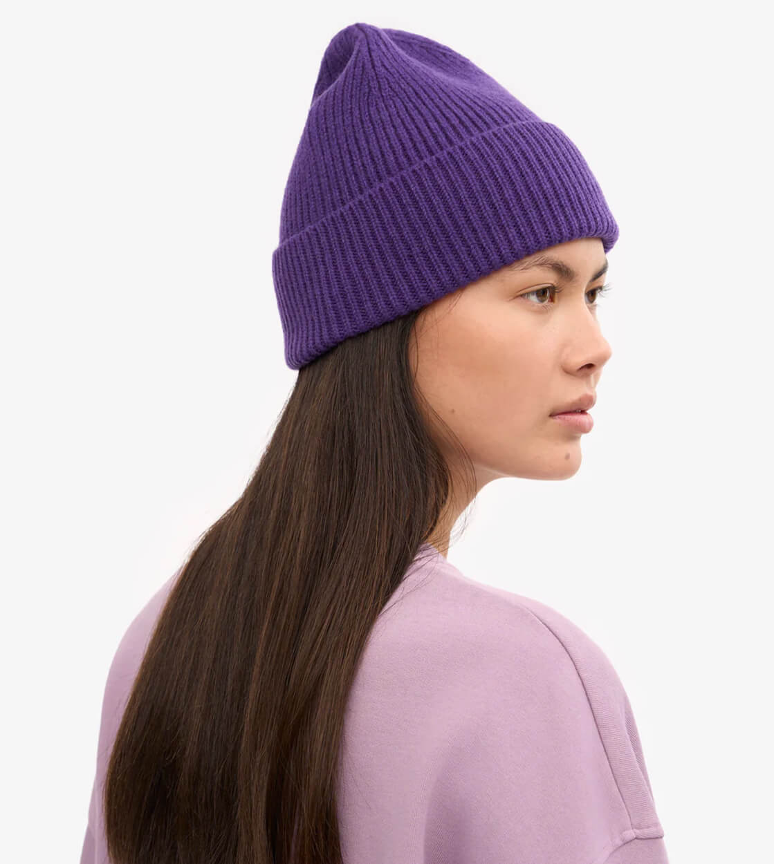Colorful Standard Beanie Merino Wool purple ultra