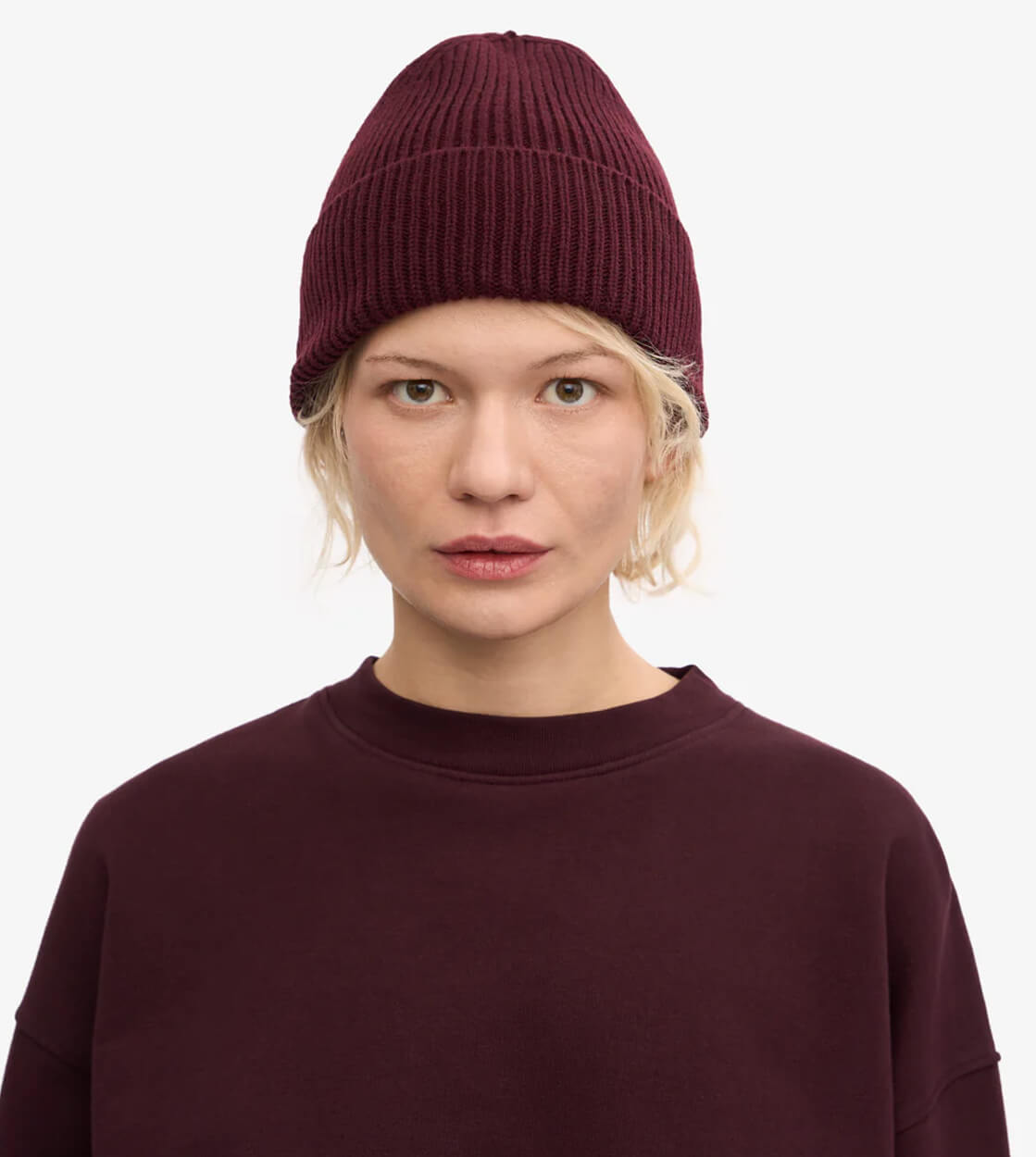 Colorful Standard Beanie Merino Wool red oxblood
