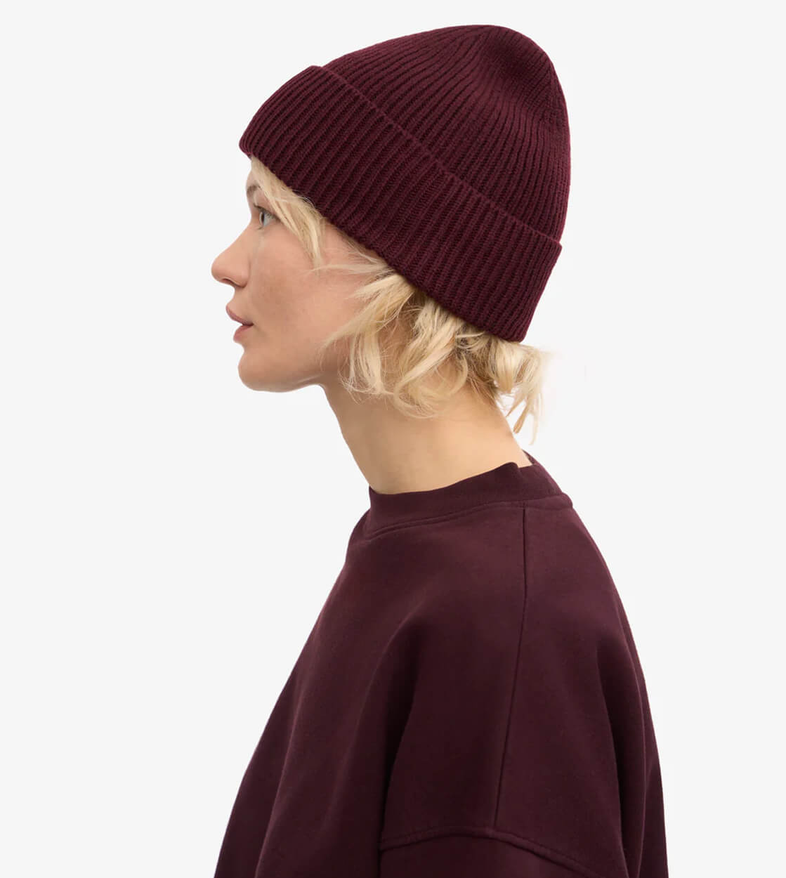 Colorful Standard Beanie Merino Wool red oxblood
