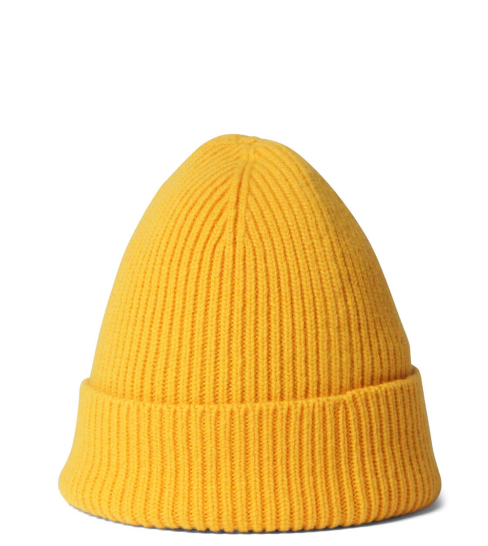 Colorful Standard Beanie Merino Wool yellow burned