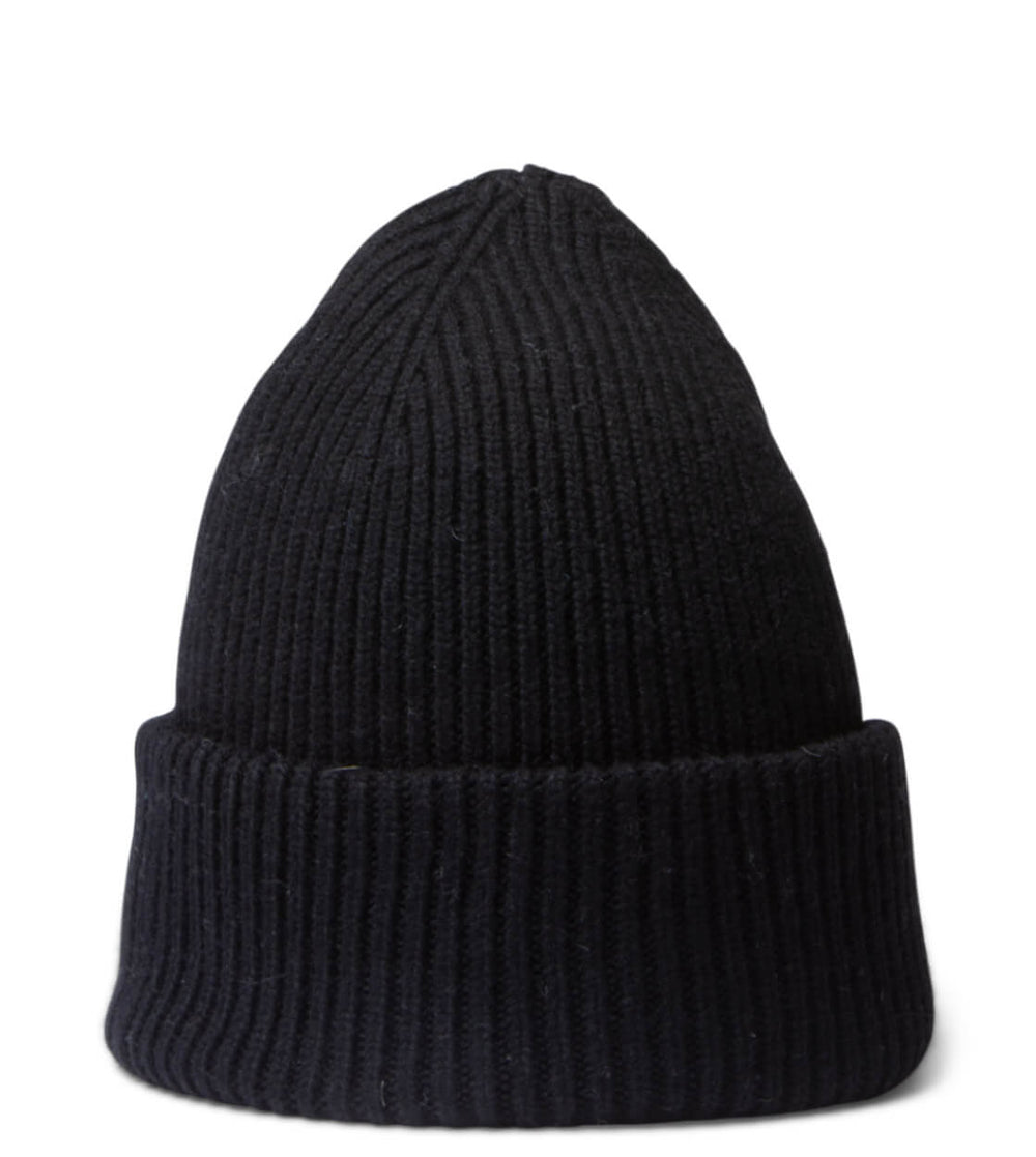 Colorful Standard Beanie Tall Merino Wool black deep