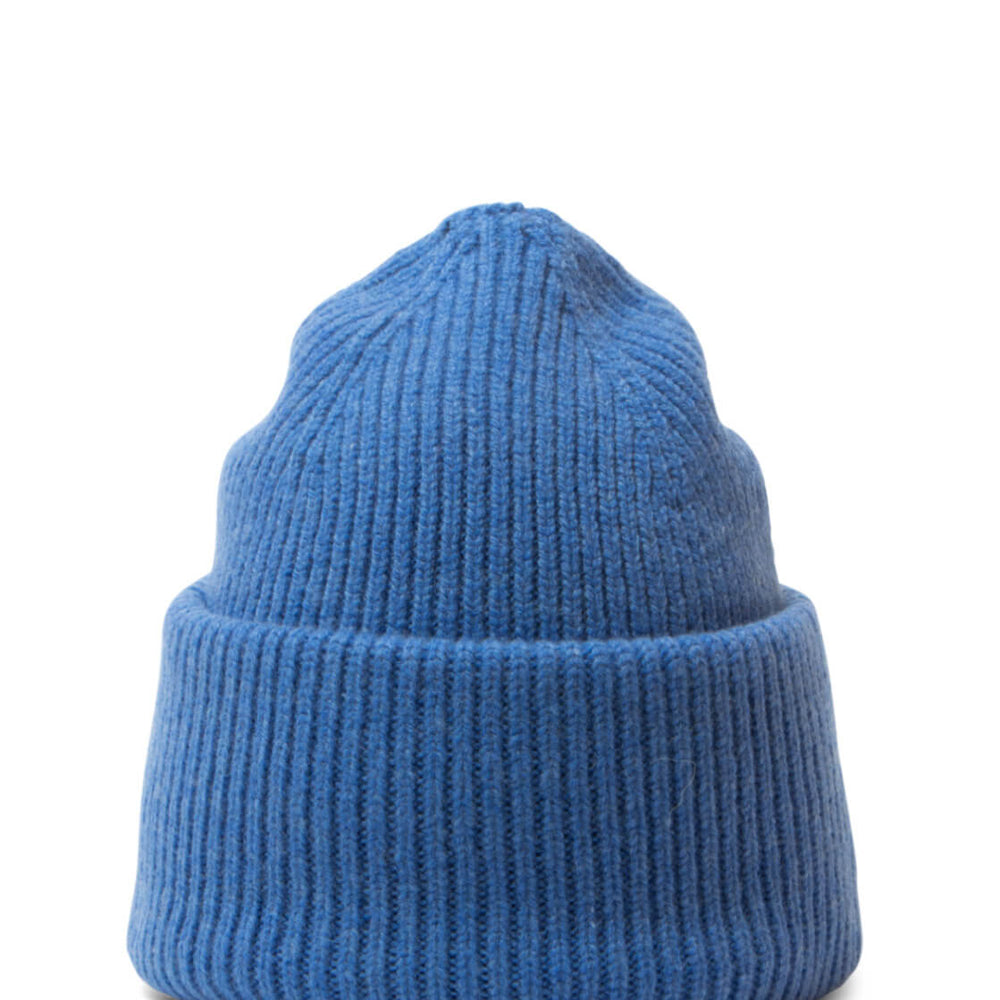 Colorful Standard Beanie Tall Merino Wool blue pacific