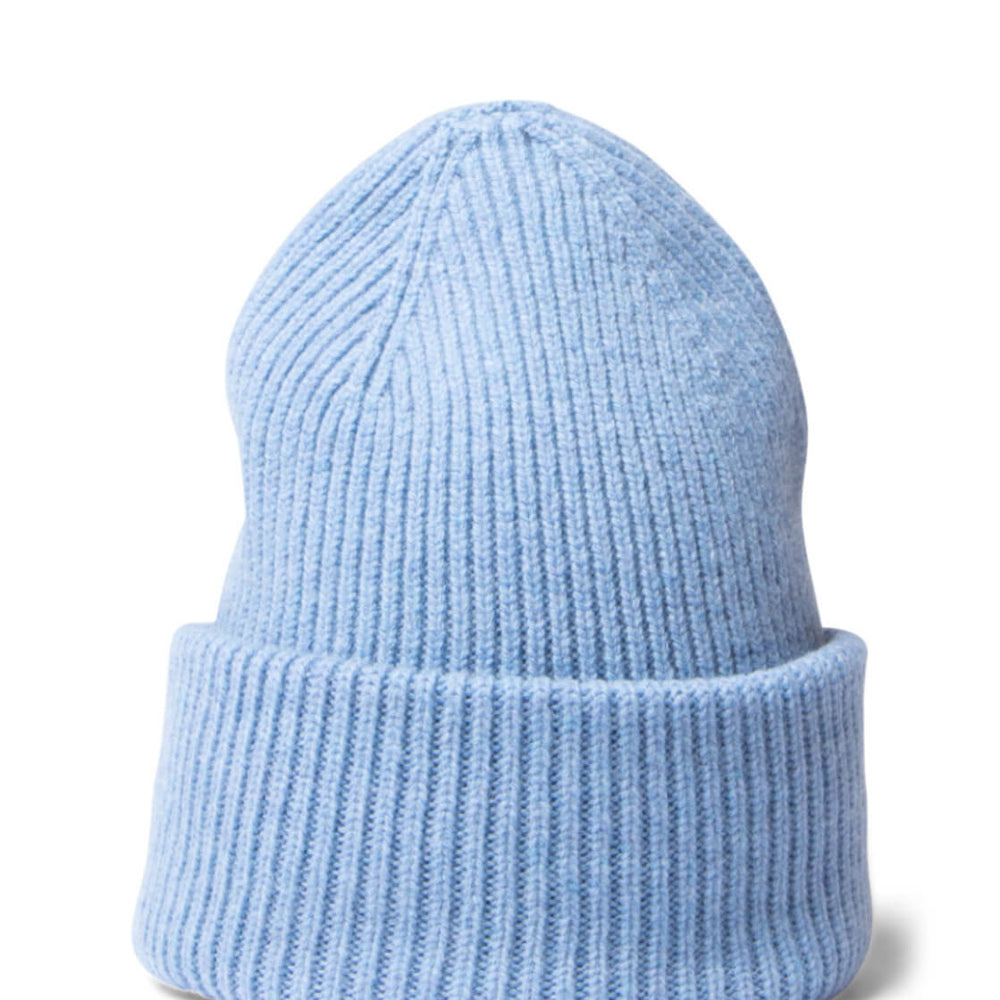 Colorful Standard Beanie Tall Merino Wool blue stone