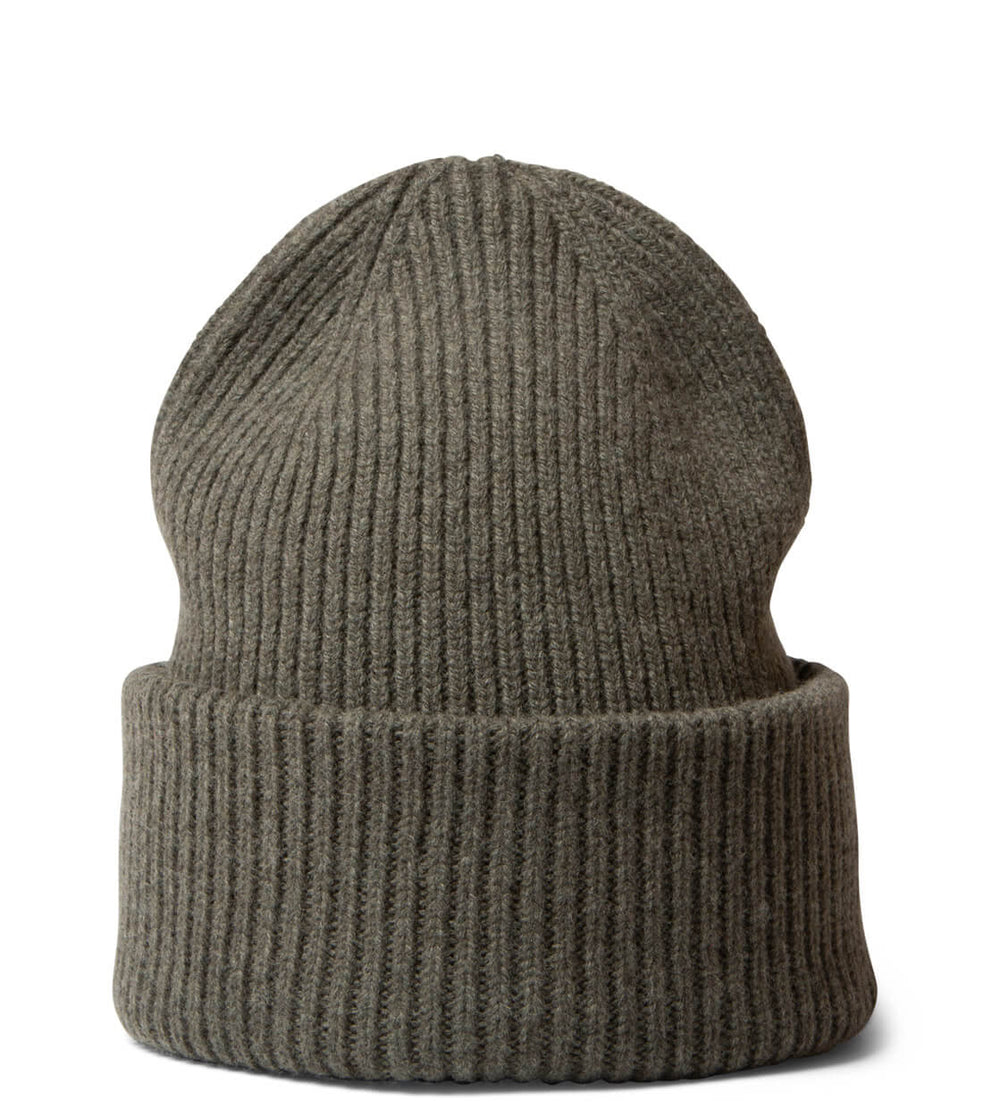Colorful Standard Beanie Tall Merino Wool green dusty olive