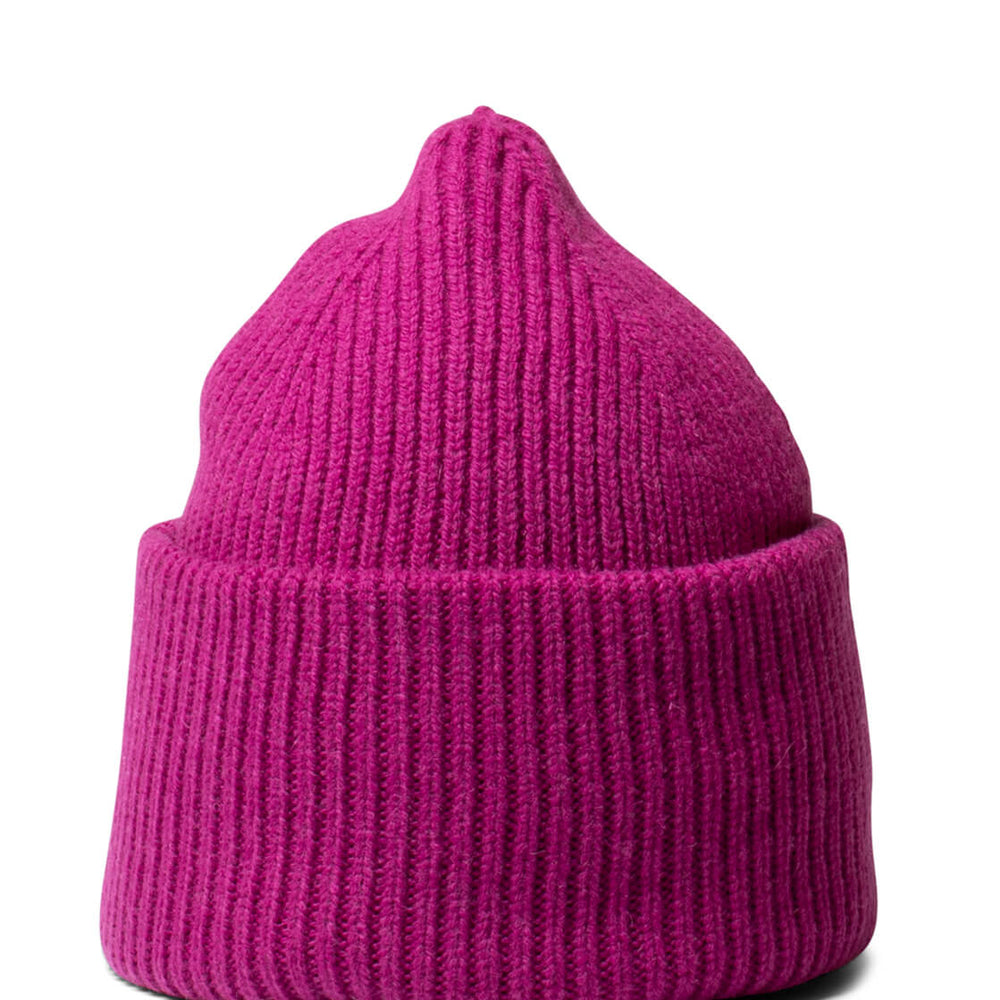 Colorful Standard Beanie Tall Merino Wool purple magenta blaze