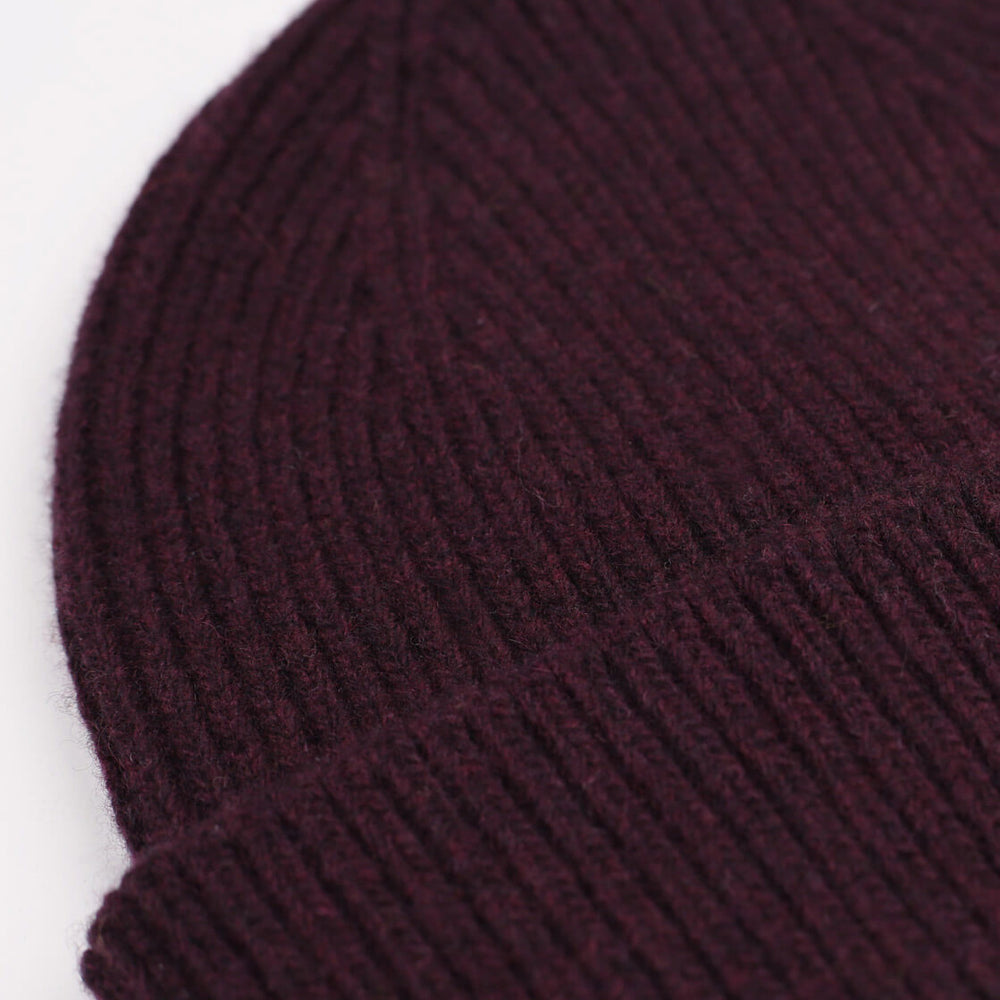 Colorful Standard Beanie Tall Merino Wool red oxblood