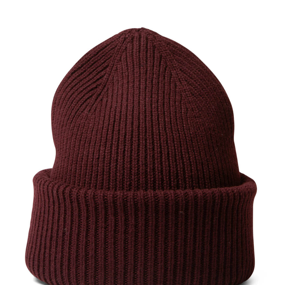 Colorful Standard Beanie Tall Merino Wool red oxblood
