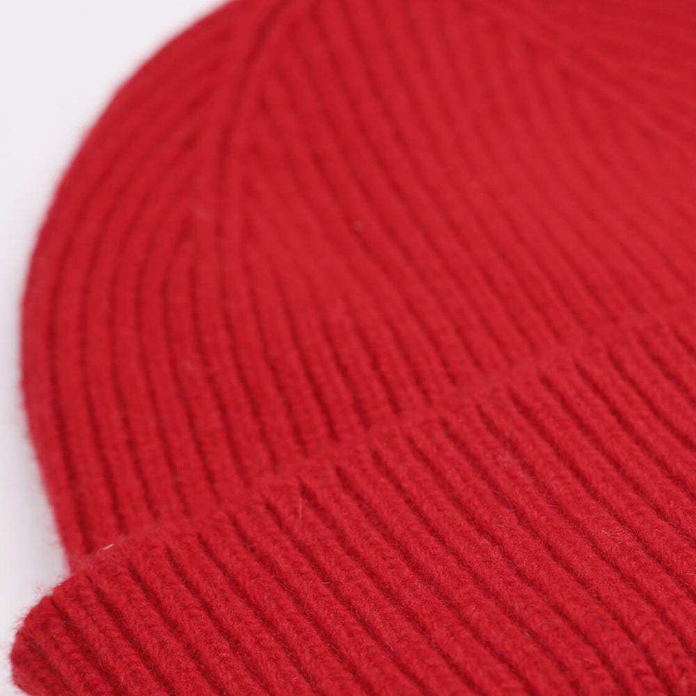 Colorful Standard Beanie Tall Merino Wool red scarlet