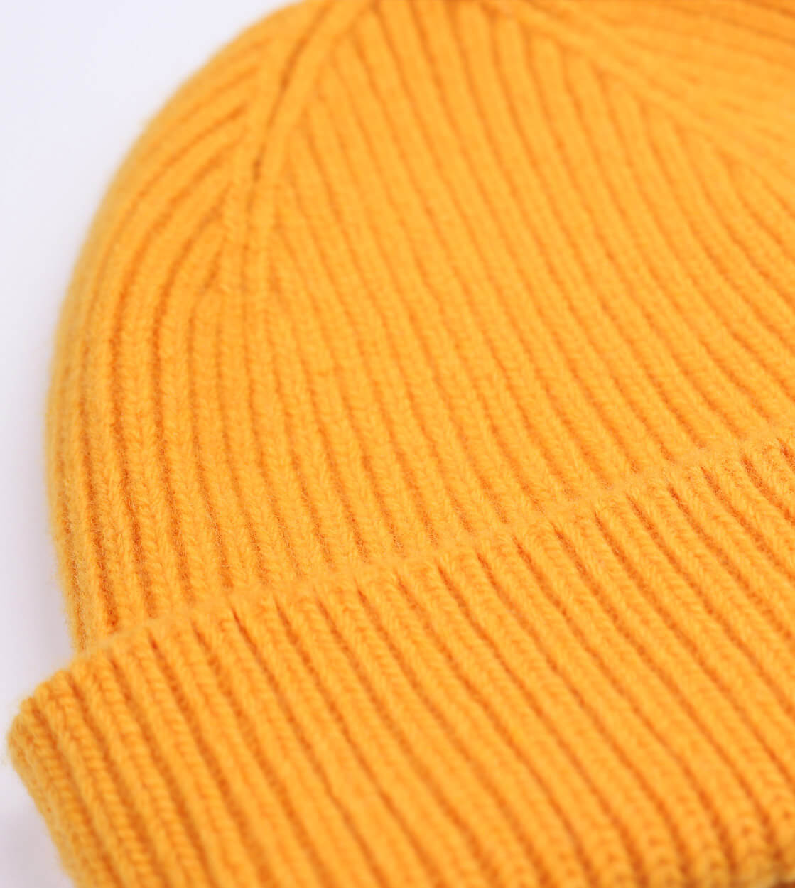 Colorful Standard Beanie Tall Merino Wool yellow burned