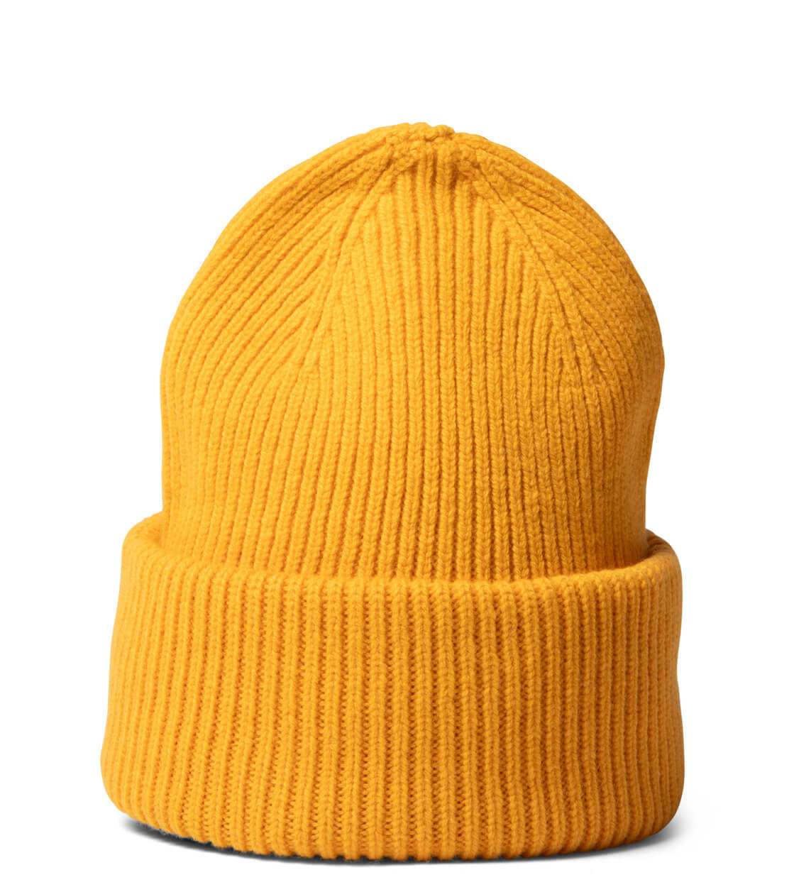 Colorful Standard Beanie Tall Merino Wool yellow burned
