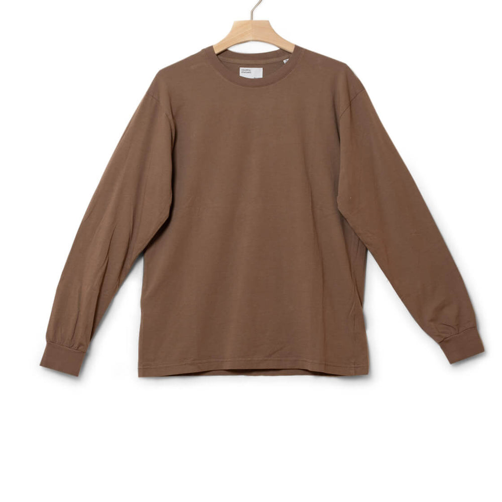 Colorful Standard Longsleeve Oversize CS1003 brown warm taupe
