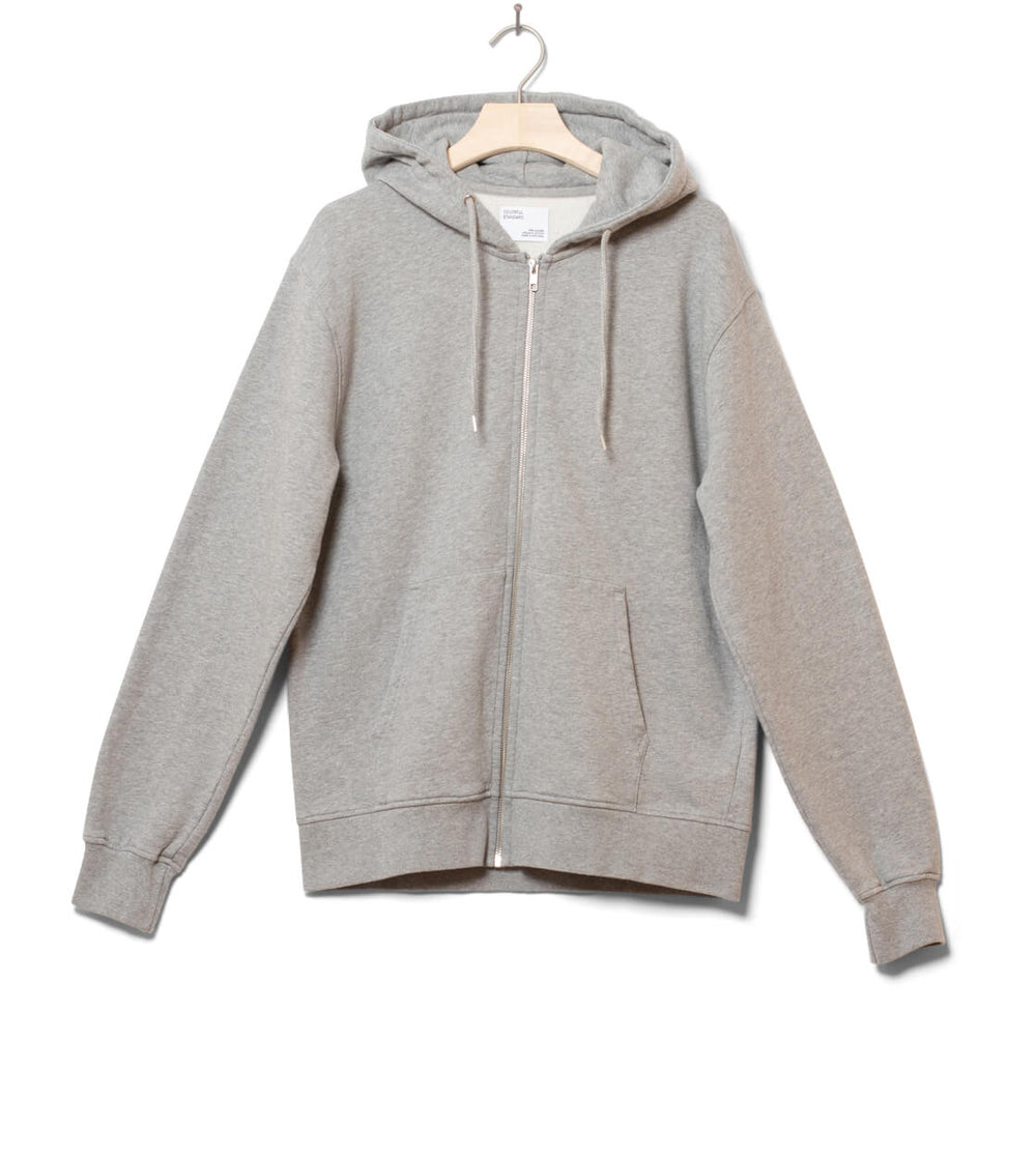 Colorful Standard Organic Zip Hood CS 1007 grey heather