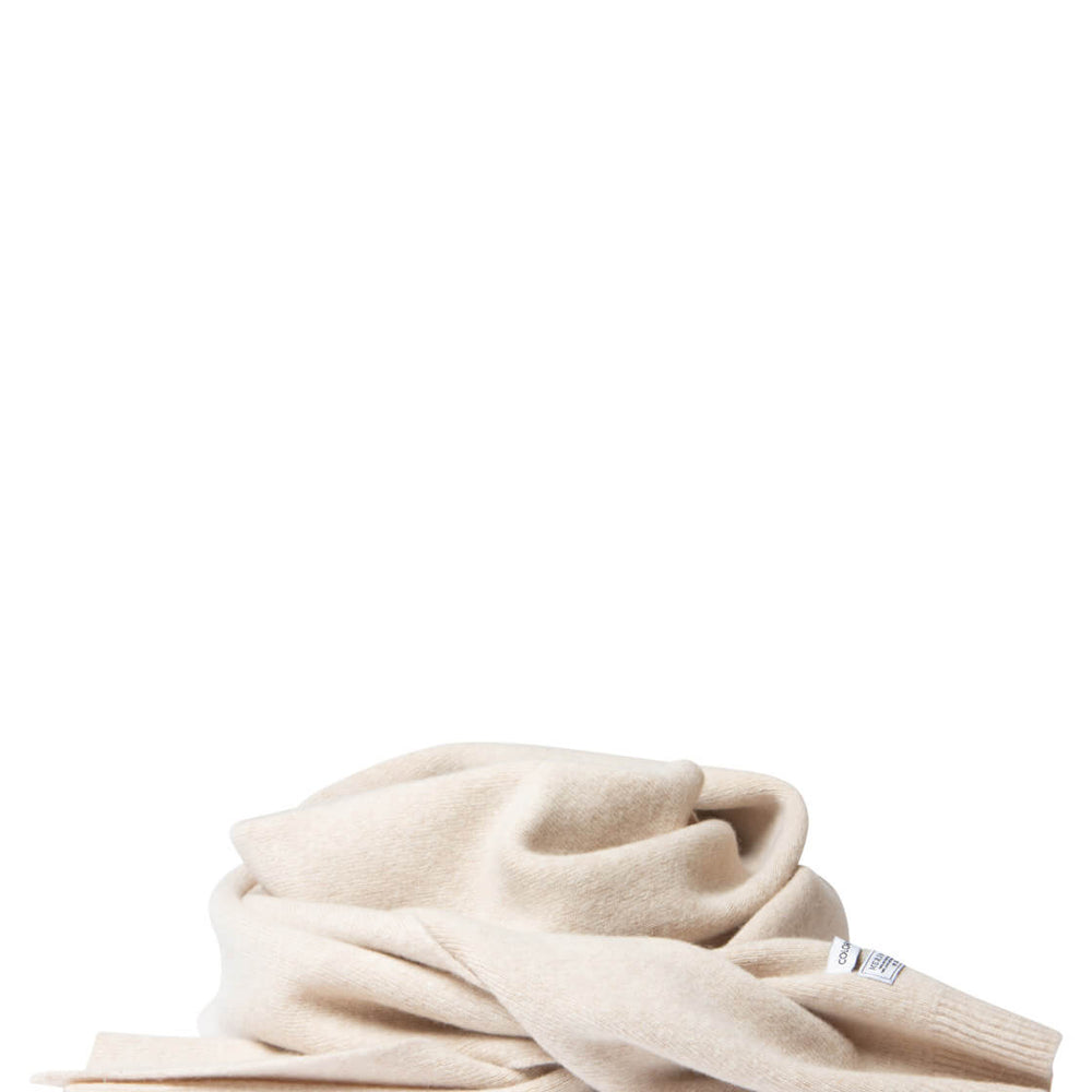 Colorful Standard Scarf Merino Wool beige ivory white