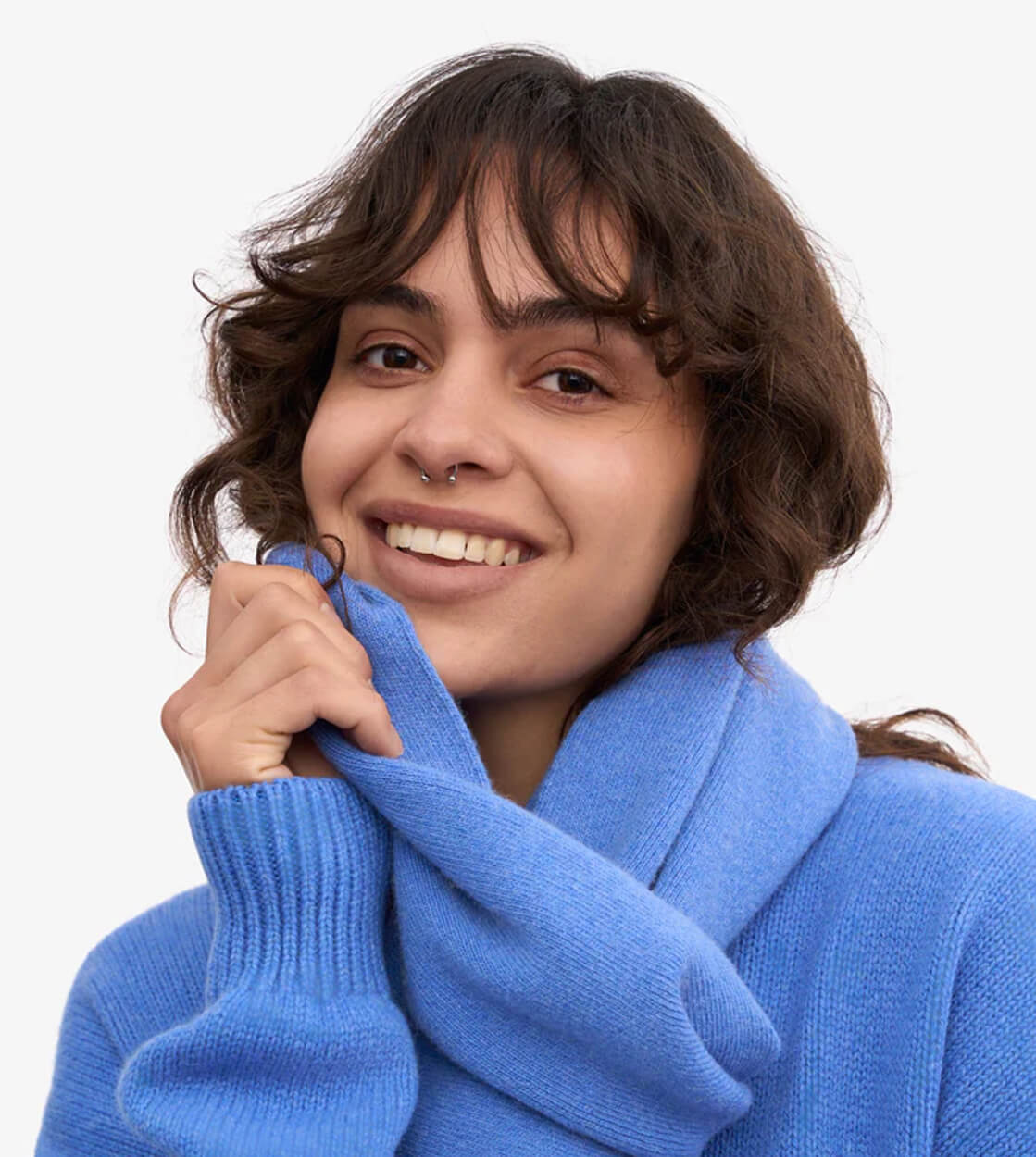 Colorful Standard Scarf Merino Wool blue pacific