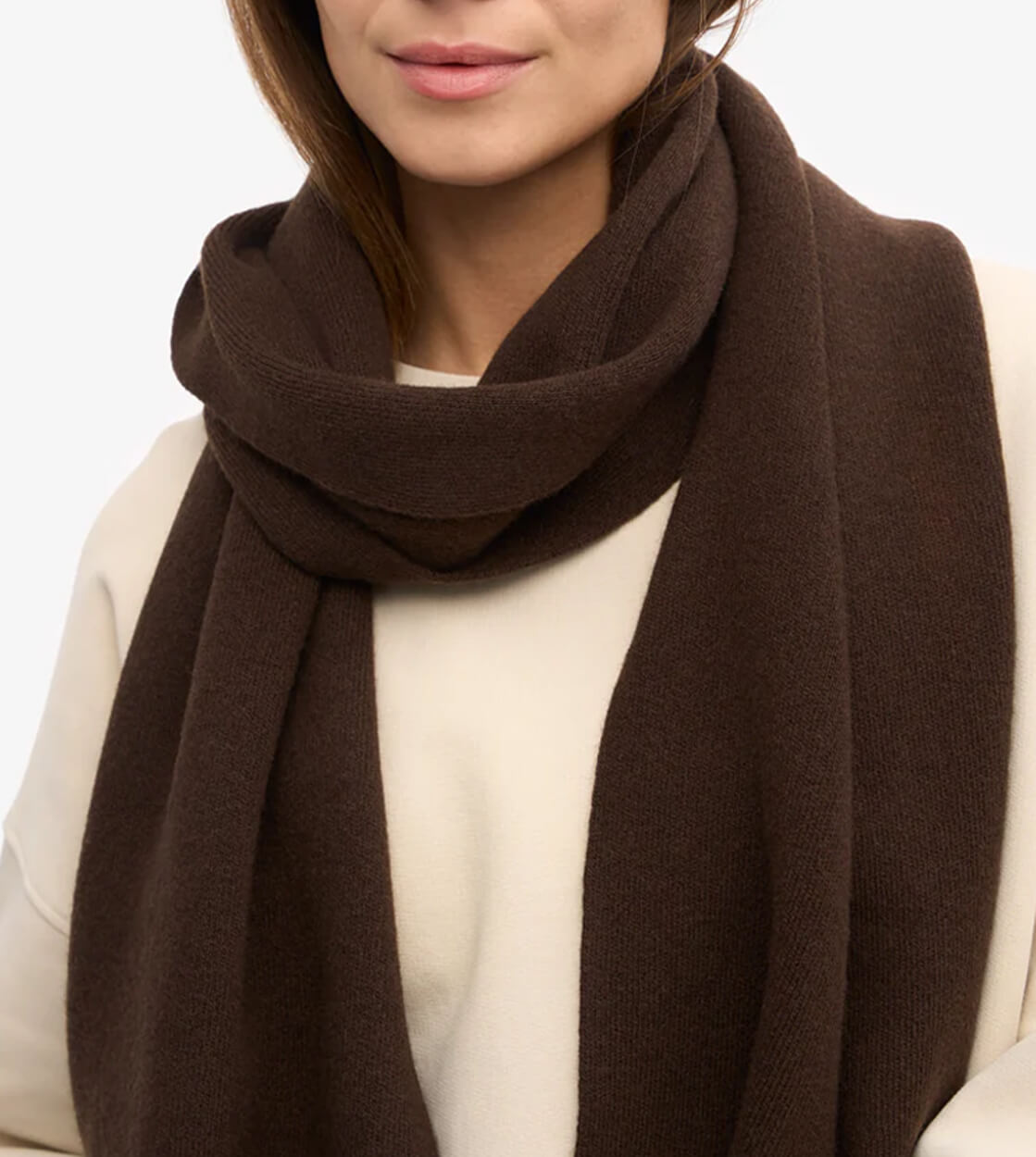 Colorful Standard Scarf Merino Wool brown coffee