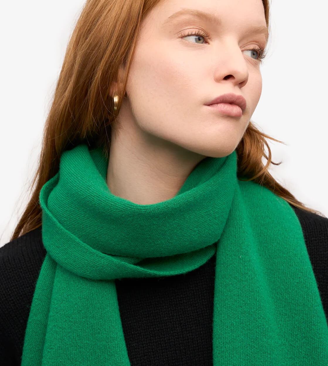 Colorful Standard Scarf Merino Wool green kelly