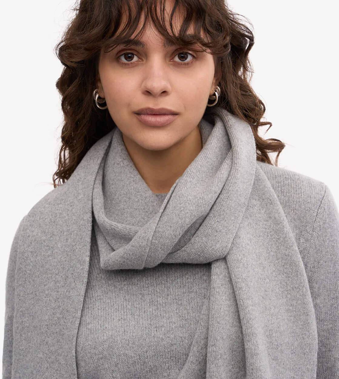 Colorful Standard Scarf Merino Wool grey heather