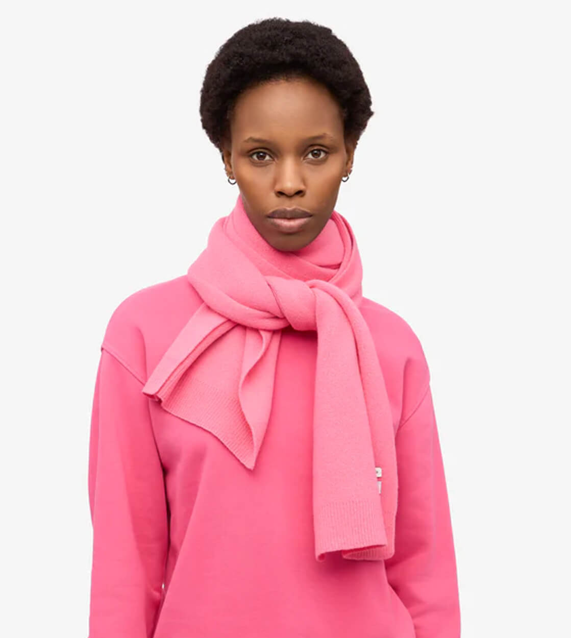 Colorful Standard Scarf Merino Wool pink bubblegum