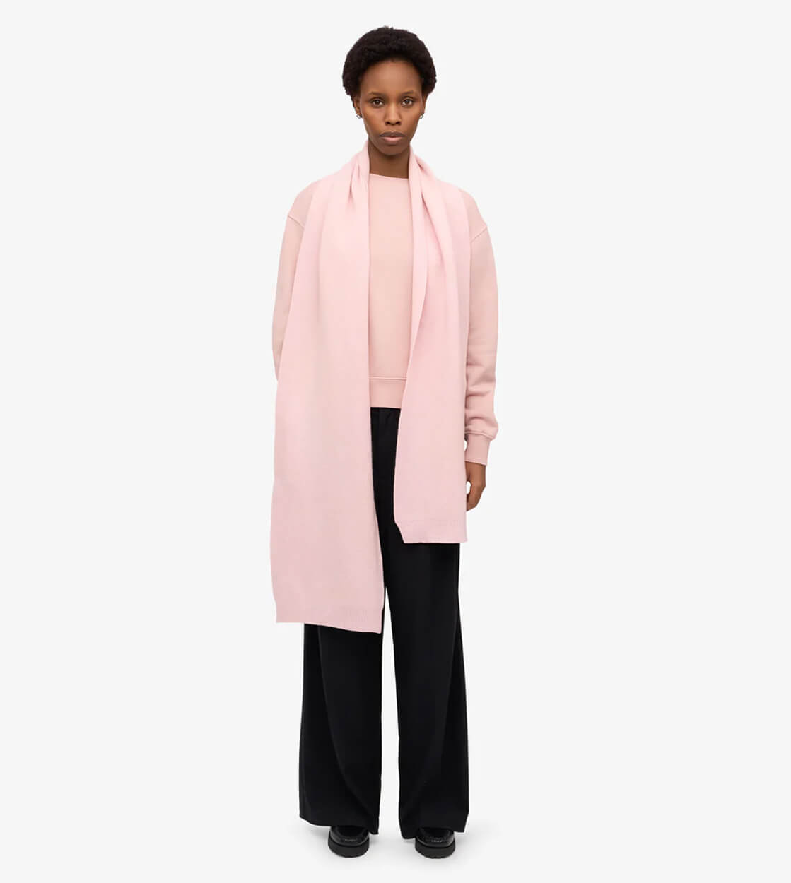 Colorful Standard Scarf Merino Wool pink faded