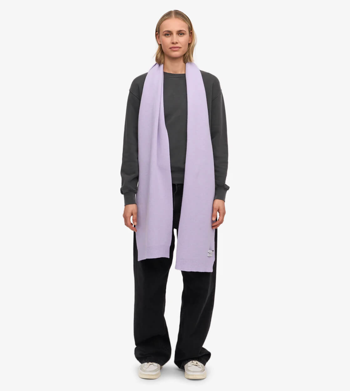 Colorful Standard Scarf Merino Wool purple soft lavender