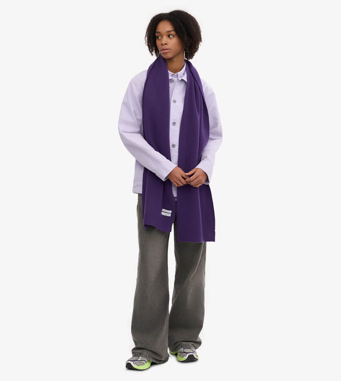 Colorful Standard Scarf Merino Wool purple ultra