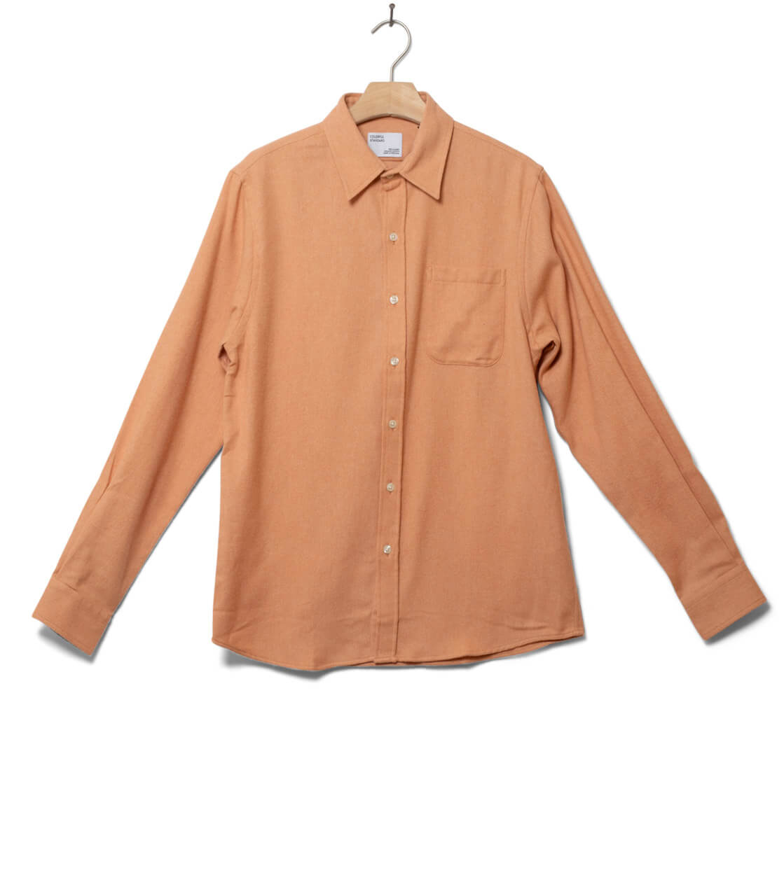 Colorful Standard Shirt Flannel CS 4006 orange sandstone