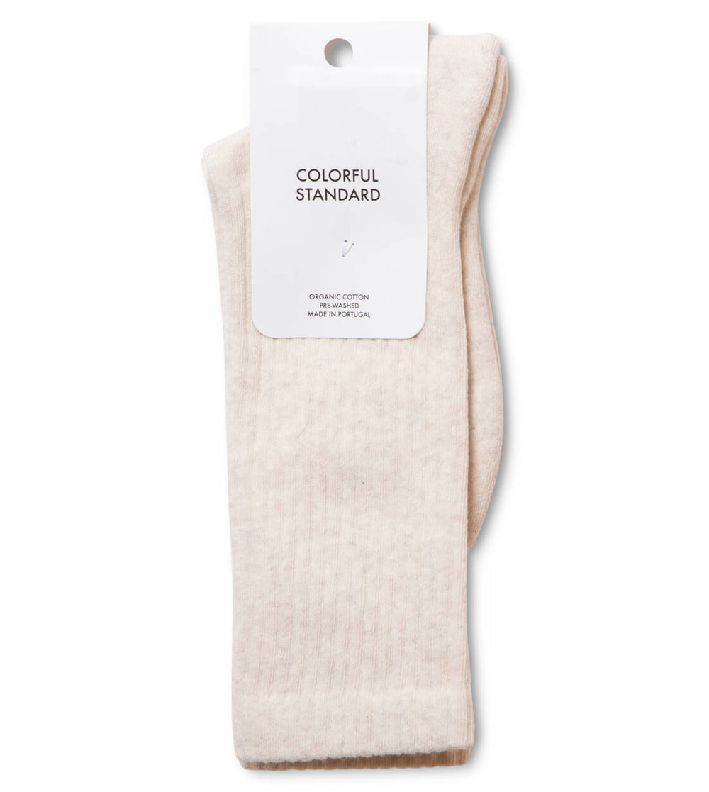 Colorful Standard Socks Active beige ivory white