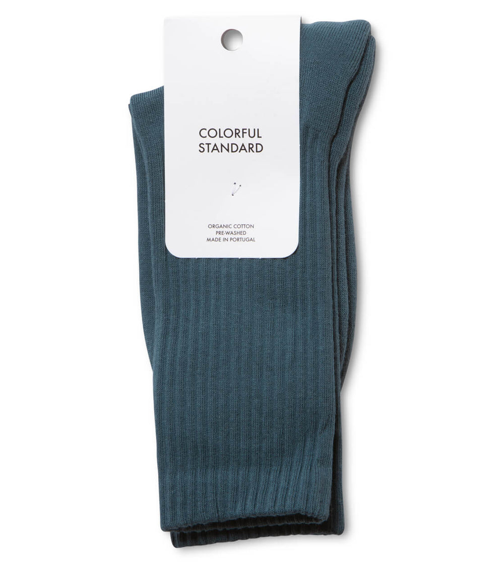 Colorful Standard Socks Active green ocean