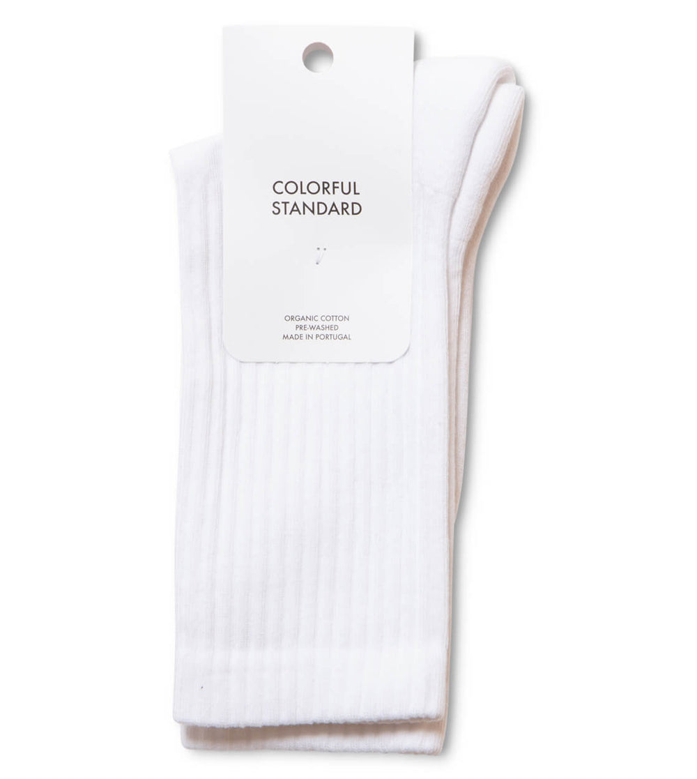 Colorful Standard Socks Active white optical
