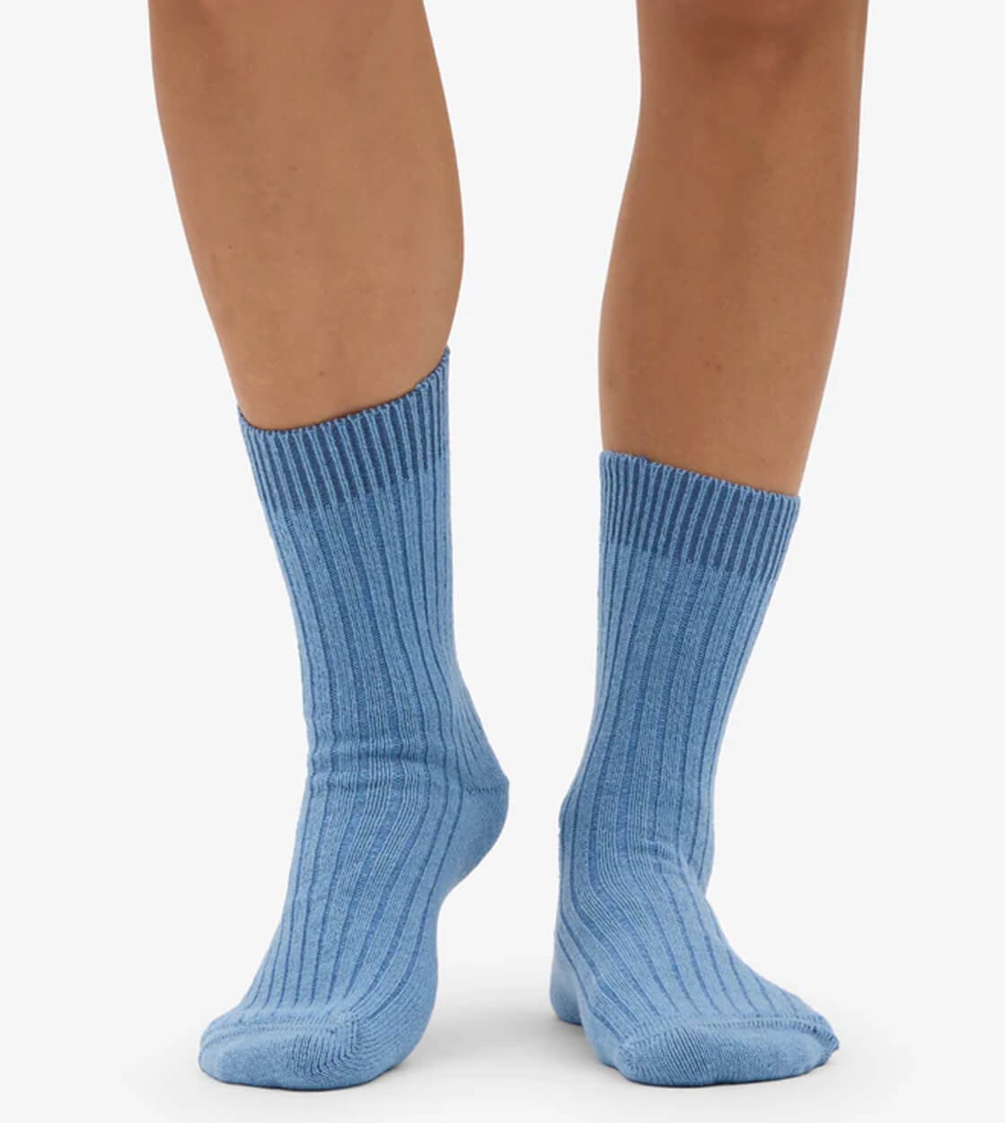 Colorful Standard Socks Merino Wool Blend blue seaside