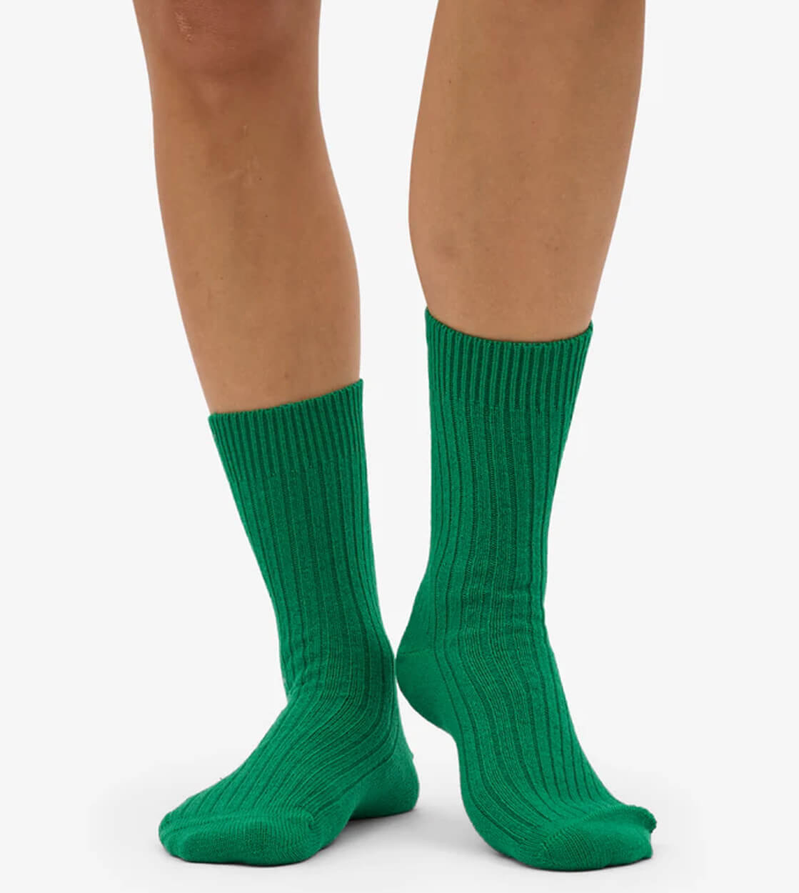 Colorful Standard Socks Merino Wool Blend green kelly
