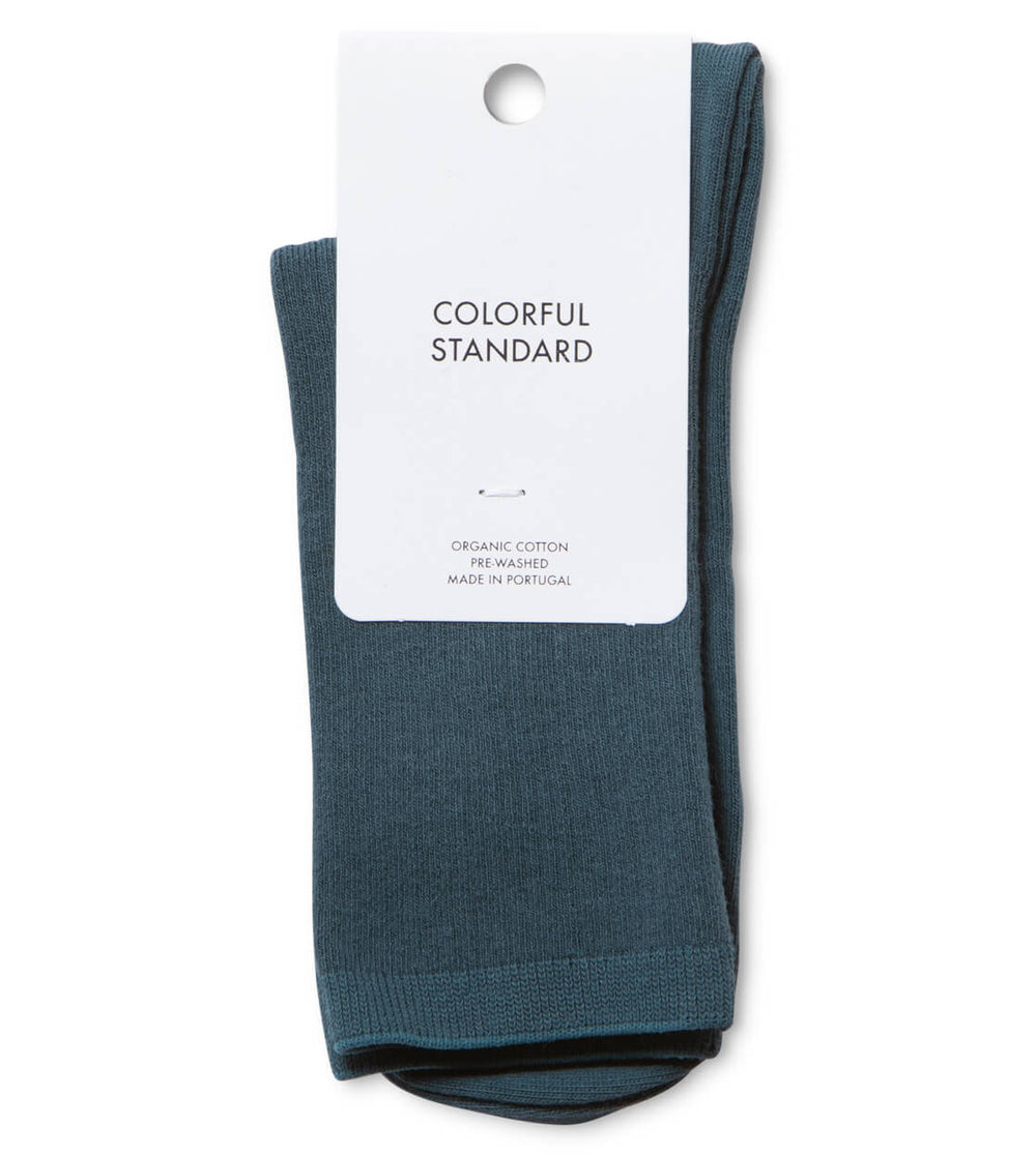 Colorful Standard Socks blue ocean green