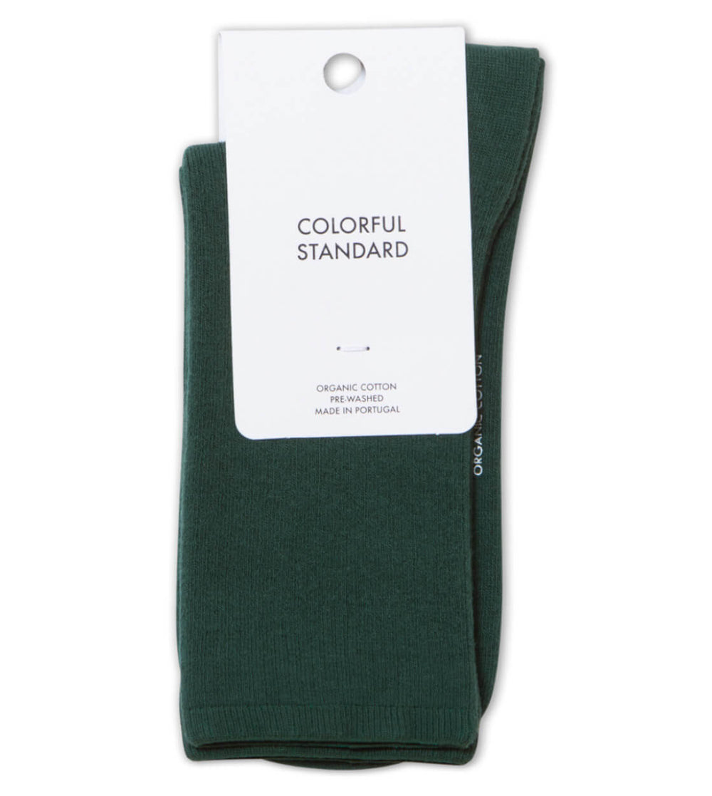 Colorful Standard Socks green emerald