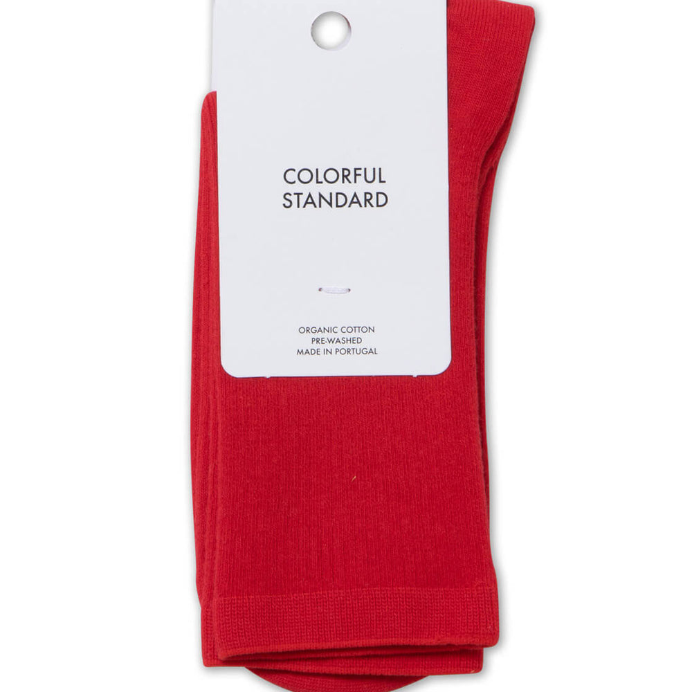 Colorful Standard Socks red scarlet