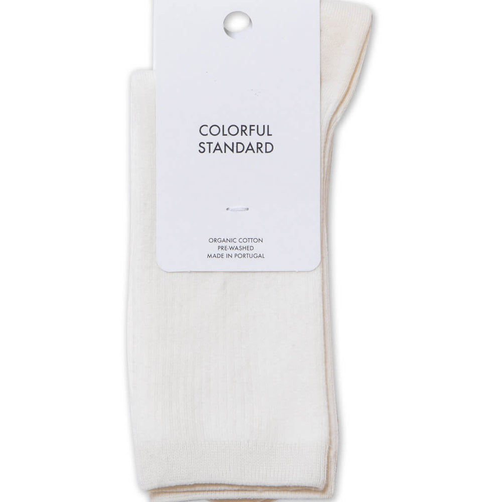 Colorful Standard Socks white optical