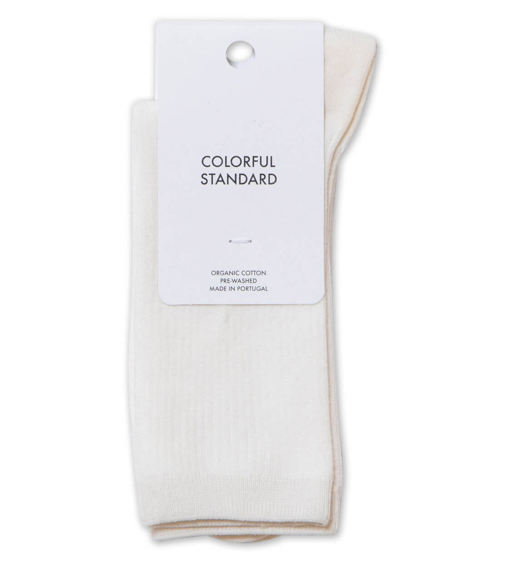 Colorful Standard Socks white optical