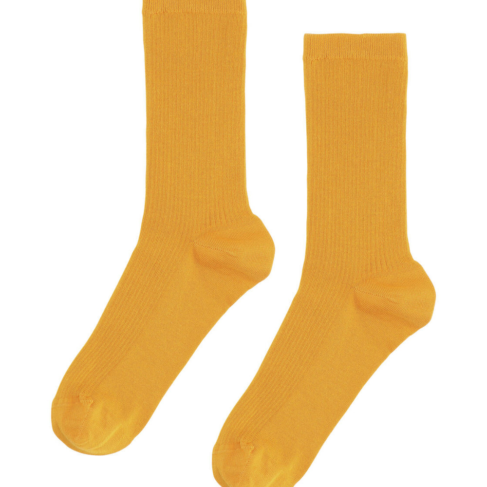 Colorful Standard Socks yellow burned